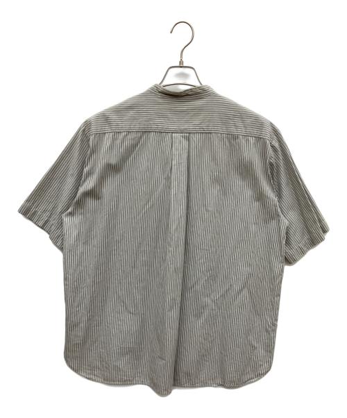DANTON（ダントン）DANTON (ダントン) COTTON LINEN BAND COLLAR SHIRT グレー サイズ:SIZE L (42)の古着・服飾アイテム