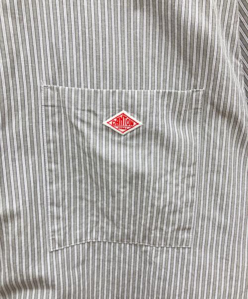 DANTON（ダントン）DANTON (ダントン) COTTON LINEN BAND COLLAR SHIRT グレー サイズ:SIZE L (42)の古着・服飾アイテム