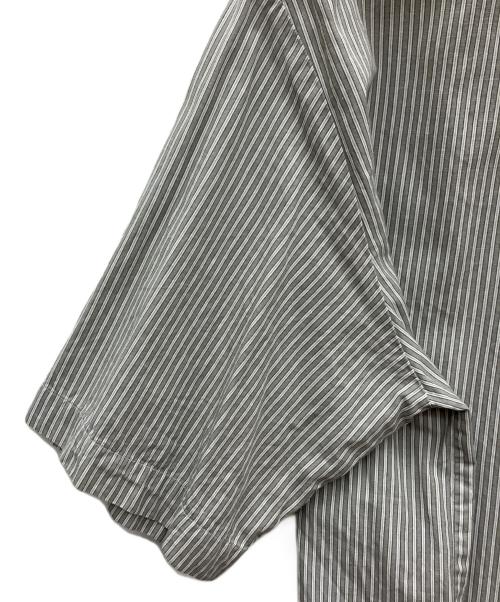 DANTON（ダントン）DANTON (ダントン) COTTON LINEN BAND COLLAR SHIRT グレー サイズ:SIZE L (42)の古着・服飾アイテム