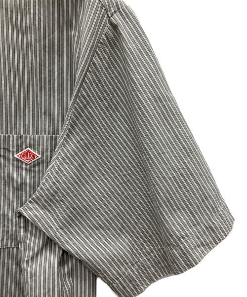 DANTON（ダントン）DANTON (ダントン) COTTON LINEN BAND COLLAR SHIRT グレー サイズ:SIZE L (42)の古着・服飾アイテム