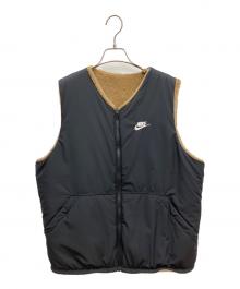 NIKE（ナイキ）の古着「リバーシブル ウィンタライズド ベスト」｜ブラック×ブラウン