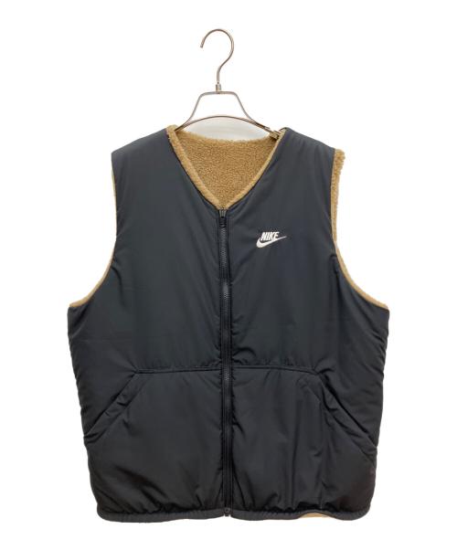 NIKE（ナイキ）NIKE (ナイキ) リバーシブル ウィンタライズド ベスト ブラック×ブラウン サイズ:Lの古着・服飾アイテム
