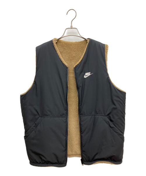 NIKE（ナイキ）NIKE (ナイキ) リバーシブル ウィンタライズド ベスト ブラック×ブラウン サイズ:Lの古着・服飾アイテム