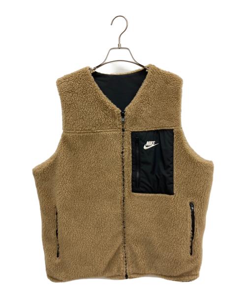 NIKE（ナイキ）NIKE (ナイキ) リバーシブル ウィンタライズド ベスト ブラック×ブラウン サイズ:Lの古着・服飾アイテム