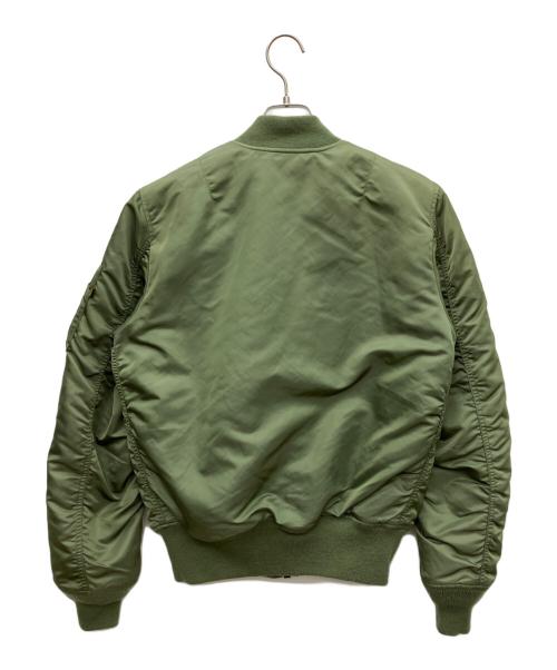 ALPHA（アルファ）ALPHA (アルファ) MA-1ジャケット グリーン サイズ:Mの古着・服飾アイテム