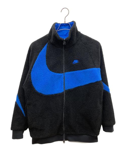 NIKE（ナイキ）NIKE (ナイキ) リバーシブルボアジャケット ブラック×ブルー サイズ:Lの古着・服飾アイテム
