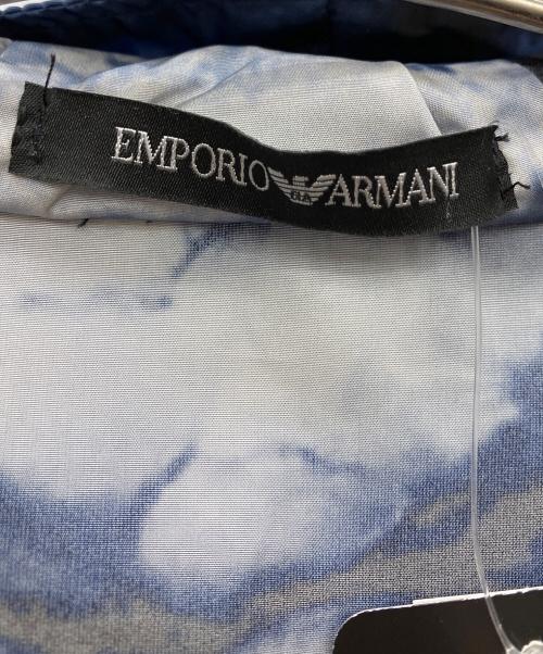 EMPORIO ARMANI（エンポリオ アルマーニ）EMPORIO ARMANI (エンポリオ アルマーニ) ナイロン ウィンドブレーカー ブルー×ブラック サイズ:52 未使用品の古着・服飾アイテム