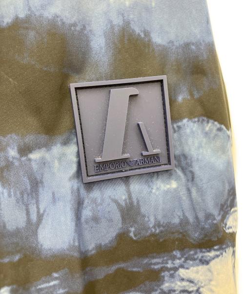 EMPORIO ARMANI（エンポリオ アルマーニ）EMPORIO ARMANI (エンポリオ アルマーニ) ナイロン ウィンドブレーカー ブルー×ブラック サイズ:52 未使用品の古着・服飾アイテム