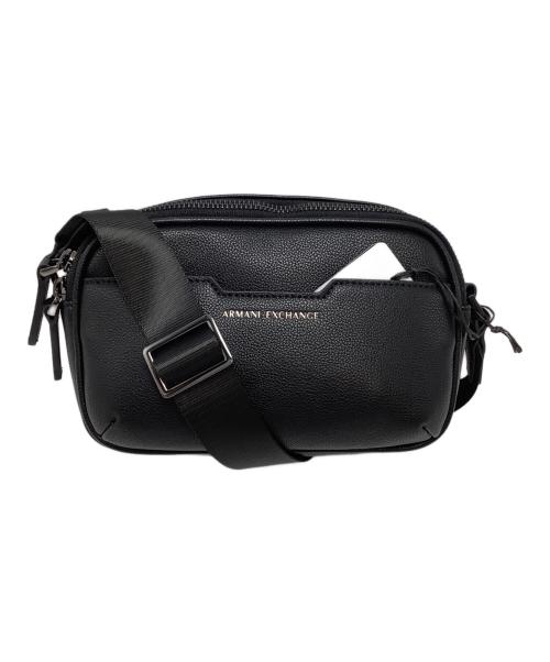 ARMANI EXCHANGE（アルマーニ エクスチェンジ）ARMANI EXCHANGE (アルマーニ エクスチェンジ) AXロゴショルダーバッグ ブラック 未使用品の古着・服飾アイテム
