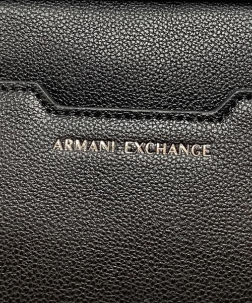 ARMANI EXCHANGE（アルマーニ エクスチェンジ）ARMANI EXCHANGE (アルマーニ エクスチェンジ) AXロゴショルダーバッグ ブラック 未使用品の古着・服飾アイテム