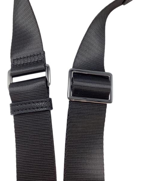 ARMANI EXCHANGE（アルマーニ エクスチェンジ）ARMANI EXCHANGE (アルマーニ エクスチェンジ) AXロゴショルダーバッグ ブラック 未使用品の古着・服飾アイテム