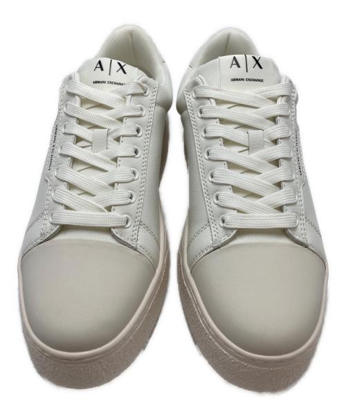 ARMANI EXCHANGE（アルマーニ エクスチェンジ）ARMANI EXCHANGE (アルマーニ エクスチェンジ) ローカットスニーカー ホワイト サイズ:SIZE 26cm 未使用品の古着・服飾アイテム