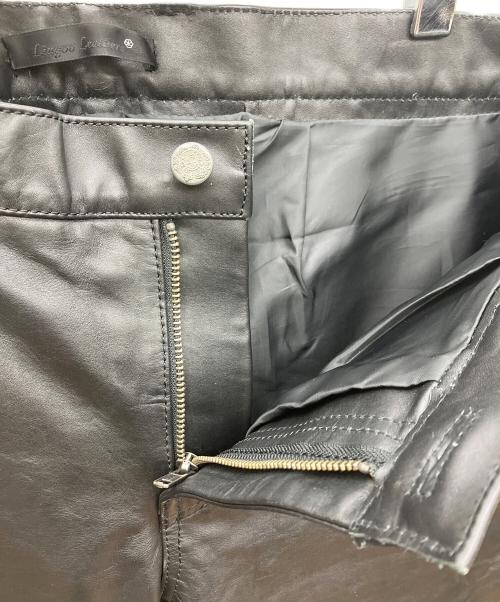 Liugoo Leathers（リューグーレザーズ）Liugoo Leathers (リューグーレザーズ) レザーパンツ ブラック サイズ:36の古着・服飾アイテム