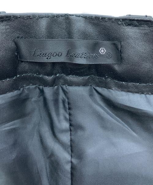 Liugoo Leathers（リューグーレザーズ）Liugoo Leathers (リューグーレザーズ) レザーパンツ ブラック サイズ:36の古着・服飾アイテム