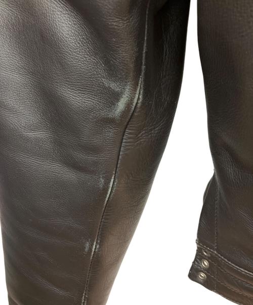 Liugoo Leathers（リューグーレザーズ）Liugoo Leathers (リューグーレザーズ) ライナー付ライダースジャケット ブラウン サイズ:LLの古着・服飾アイテム