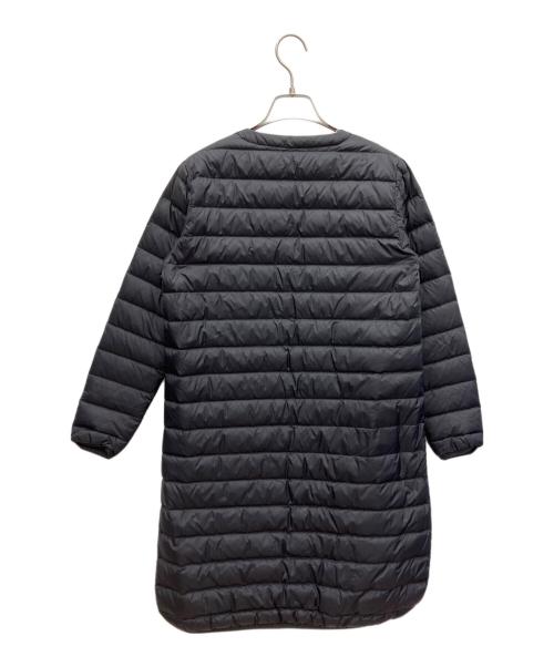 DANTON（ダントン）DANTON (ダントン) Vネックロングインナーダウンコート ブラック サイズ:34の古着・服飾アイテム