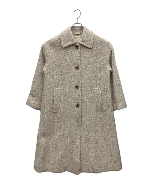 journal standard L'essage（ジャーナルスタンダード レサージュ）journal standard L'essage (ジャーナルスタンダード レサージュ) ツイードコート ベージュ サイズ:Freeの古着・服飾アイテム
