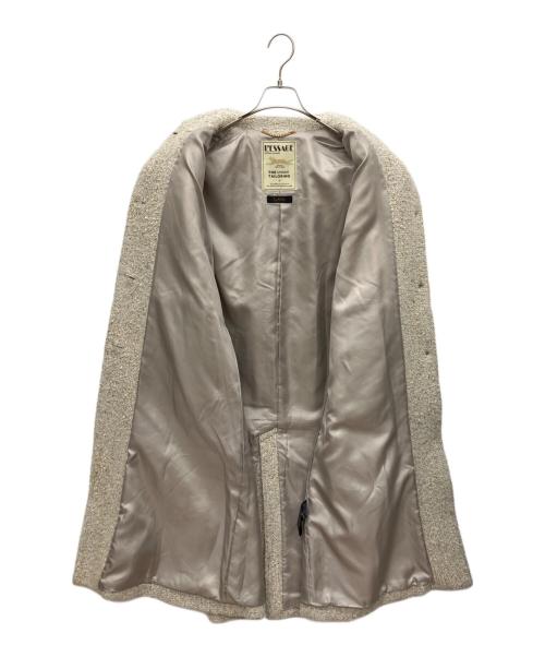 journal standard L'essage（ジャーナルスタンダード レサージュ）journal standard L'essage (ジャーナルスタンダード レサージュ) ツイードコート ベージュ サイズ:Freeの古着・服飾アイテム