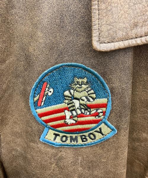 TOM BOY（トムボーイ）TOM BOY (トムボーイ) フライトジャケット ブラウン サイズ:なしの古着・服飾アイテム