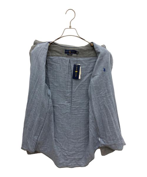 POLO RALPH LAUREN（ポロ・ラルフローレン）POLO RALPH LAUREN (ポロ・ラルフローレン) CLASSIC FIT 長袖シャツ グレー サイズ:M 未使用品の古着・服飾アイテム