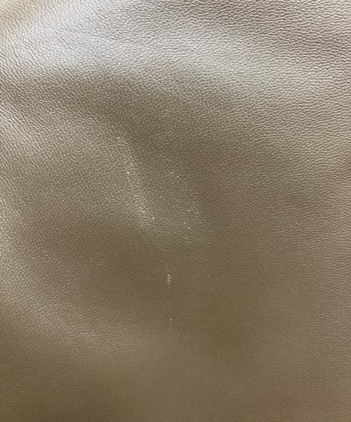 BALMAIN（バルマン）BALMAIN (バルマン) ラムレザーテーラードジャケット チャコールグレー サイズ:Mの古着・服飾アイテム