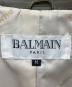中古・古着 BALMAIN (バルマン) ラムレザーテーラードジャケット チャコールグレー サイズ:M：8000円