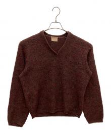 McGREGOR（マックレガー）の古着「60s BRIGADOON（ブリガドーン） 厚手ニット」｜ワインレッド