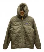 Patagoniaパタゴニア）の古着「キッズ・リバーシブル・レディ・フレディ・フーディ」｜オリーブ