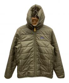 Patagonia（パタゴニア）の古着「キッズ・リバーシブル・レディ・フレディ・フーディ」｜オリーブ