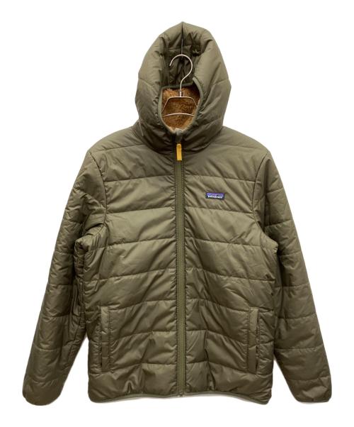 Patagonia（パタゴニア）Patagonia (パタゴニア) キッズ・リバーシブル・レディ・フレディ・フーディ オリーブ サイズ:XXLの古着・服飾アイテム