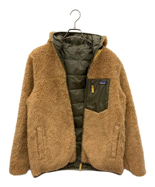 Patagonia（パタゴニア）Patagonia (パタゴニア) キッズ・リバーシブル・レディ・フレディ・フーディ オリーブ サイズ:XXLの古着・服飾アイテム