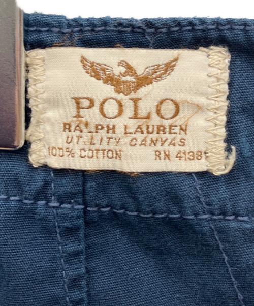 POLO RALPH LAUREN（ポロ・ラルフローレン）POLO RALPH LAUREN (ポロ・ラルフローレン) ハーフカーゴパンツ ネイビー サイズ:SIZE 81cm (W32)の古着・服飾アイテム