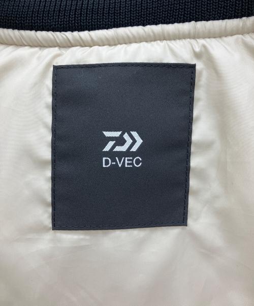 D-VEC（ディーベック）D-VEC (ディーベック) WR REAMIDE DOBBY フライトジャケット ホワイト×ブラック サイズ:3 未使用品の古着・服飾アイテム