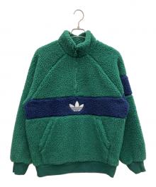 adidas（アディダス）の古着「ウィンター フリースジャケット」｜グリーン