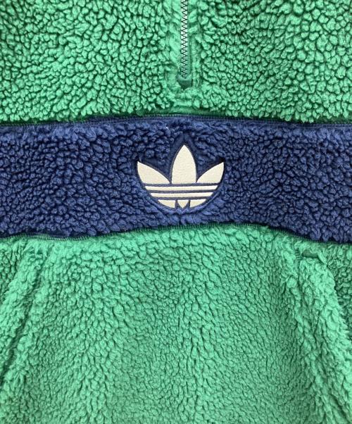 adidas（アディダス）adidas (アディダス) ウィンター フリースジャケット グリーン サイズ:SIZE Sの古着・服飾アイテム