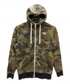 THE NORTH FACEザ ノース フェイス）の古着「ノベルティリアビューフルジップフーディ」｜グリーン