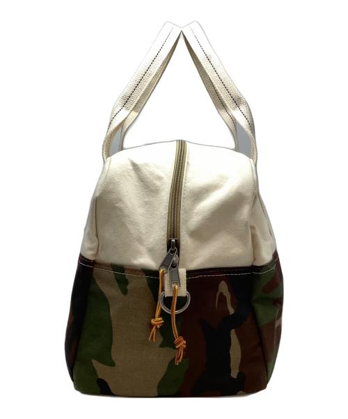 L.L.Bean（エルエルビーン）L.L.Bean (エルエルビーン) トラベルバッグ カモフラージュ柄 ベージュ×ブラウンの古着・服飾アイテム