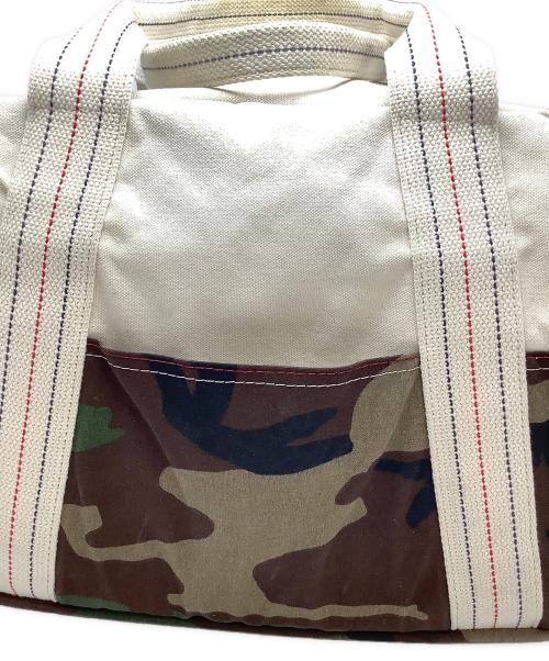 L.L.Bean（エルエルビーン）L.L.Bean (エルエルビーン) トラベルバッグ カモフラージュ柄 ベージュ×ブラウンの古着・服飾アイテム