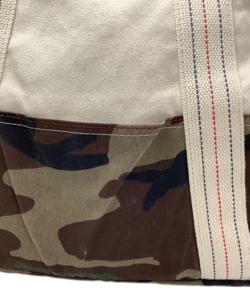 L.L.Bean（エルエルビーン）L.L.Bean (エルエルビーン) トラベルバッグ カモフラージュ柄 ベージュ×ブラウンの古着・服飾アイテム