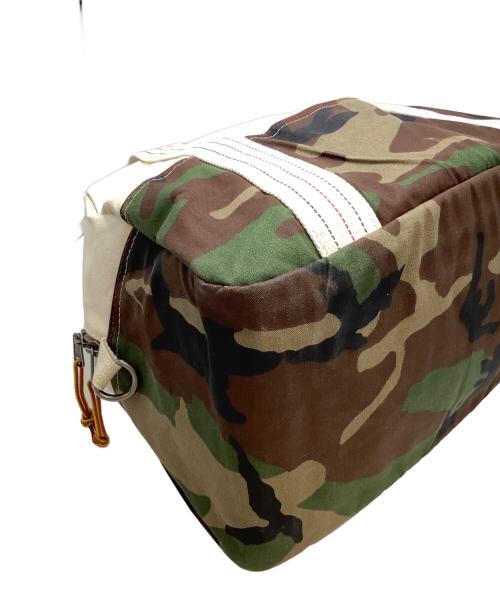L.L.Bean（エルエルビーン）L.L.Bean (エルエルビーン) トラベルバッグ カモフラージュ柄 ベージュ×ブラウンの古着・服飾アイテム