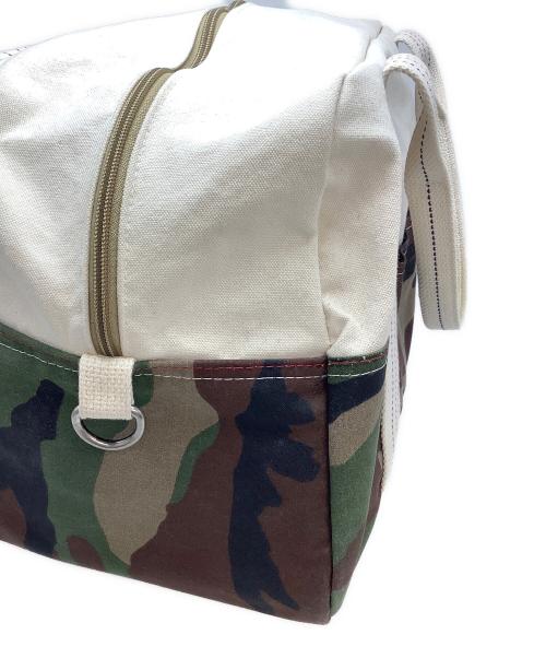 L.L.Bean（エルエルビーン）L.L.Bean (エルエルビーン) トラベルバッグ カモフラージュ柄 ベージュ×ブラウンの古着・服飾アイテム