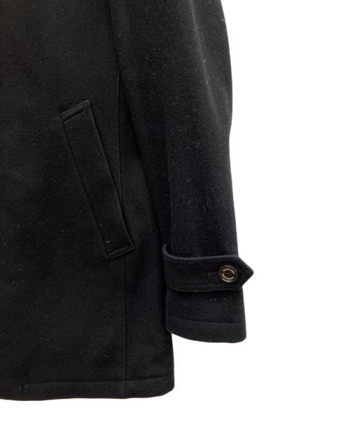 BLACK LABEL CRESTBRIDGE（ブラックレーベル クレストブリッジ）BLACK LABEL CRESTBRIDGE (ブラックレーベル クレストブリッジ) 裏キルティングウールコート ブラック サイズ:SIZE Lの古着・服飾アイテム