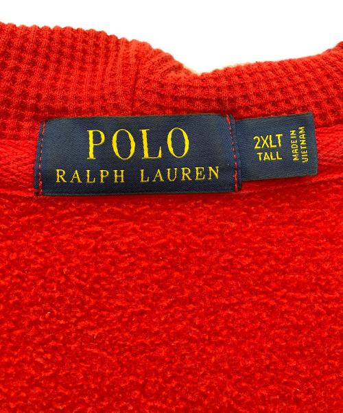 POLO RALPH LAUREN（ポロ・ラルフローレン）POLO RALPH LAUREN (ポロ・ラルフローレン) ジップパーカー レッド サイズ:2XLTの古着・服飾アイテム