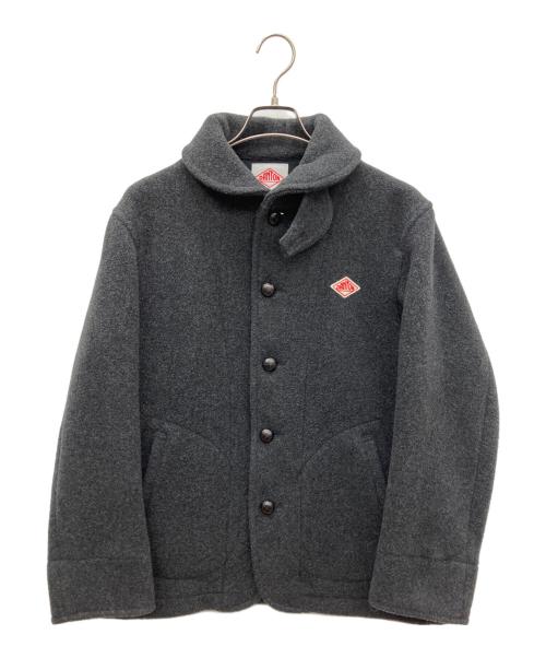DANTON（ダントン）DANTON (ダントン) ウールパイル ラウンドカラージャケット グレー サイズ:SIZE 38の古着・服飾アイテム