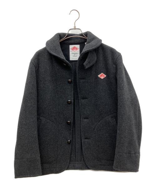 DANTON（ダントン）DANTON (ダントン) ウールパイル ラウンドカラージャケット グレー サイズ:SIZE 38の古着・服飾アイテム