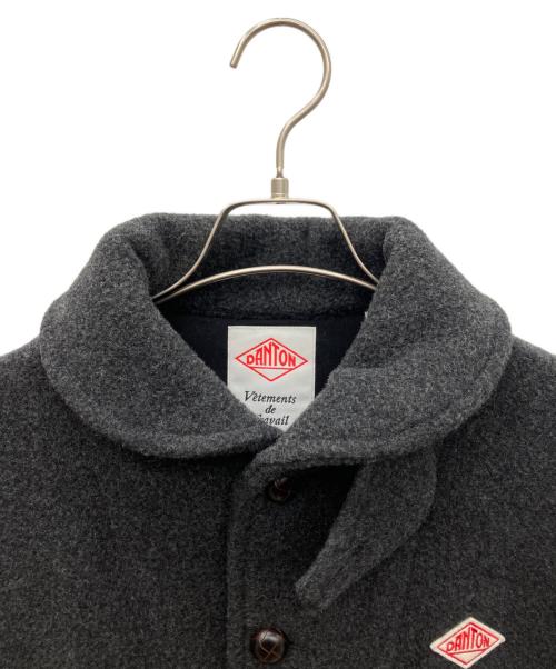 DANTON（ダントン）DANTON (ダントン) ウールパイル ラウンドカラージャケット グレー サイズ:SIZE 38の古着・服飾アイテム