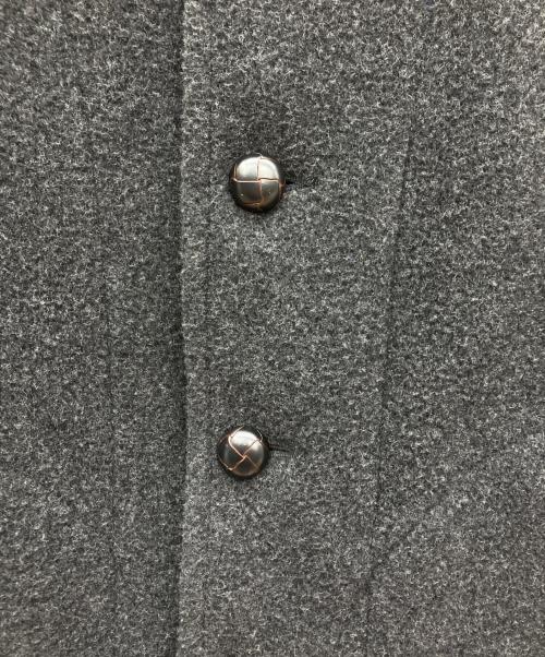 DANTON（ダントン）DANTON (ダントン) ウールパイル ラウンドカラージャケット グレー サイズ:SIZE 38の古着・服飾アイテム