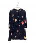 Kate Spade（ケイトスペード）の古着「気球柄長袖ワンピース」｜ネイビー