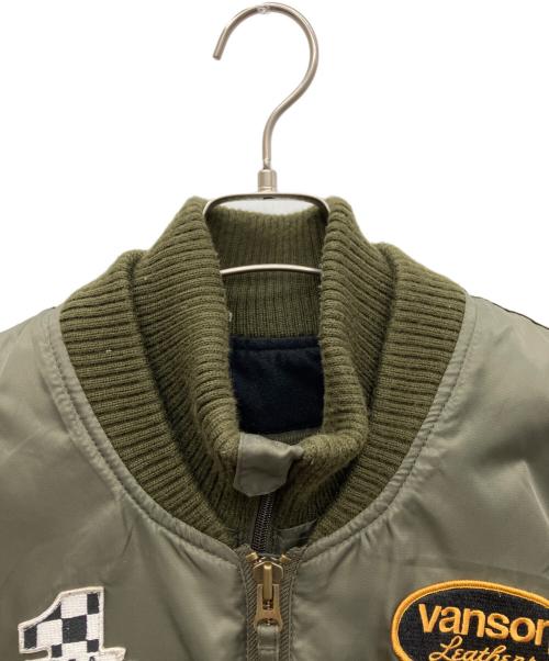 VANSON（バンソン）VANSON (バンソン) バイク用ジャケット カーキ サイズ:SIZE XLの古着・服飾アイテム