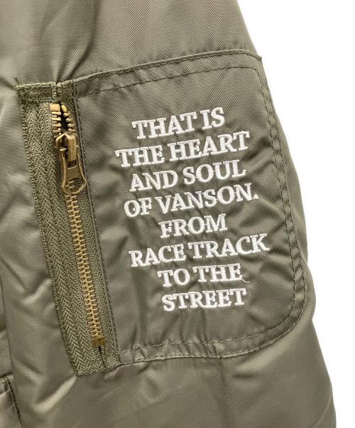 VANSON（バンソン）VANSON (バンソン) バイク用ジャケット カーキ サイズ:SIZE XLの古着・服飾アイテム